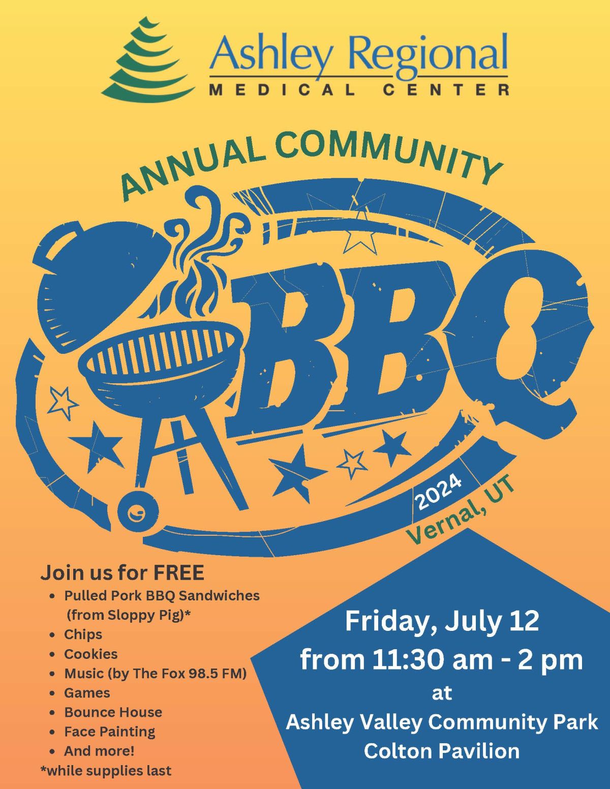 ARMC Community BBQ flyer